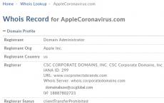 苹果注册新冠病毒域名AppleCoronavirus